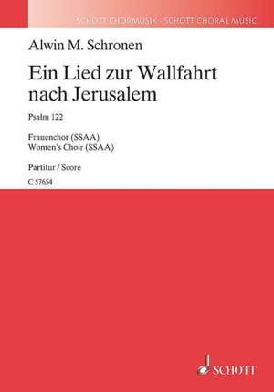 Schronen, A M: Ein Lied zur Wallfahrt nach Jerusalem