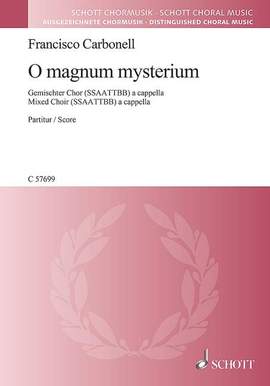 Carbonell, F J: O magnum mysterium