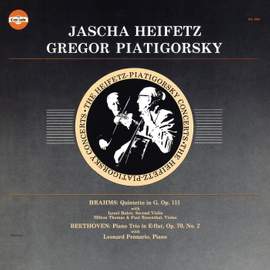 Jascha Heifetz & Gregor Piatigorsky play Brahms & Beethoven