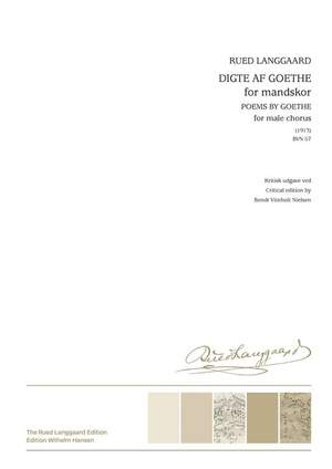 Rued Langgaard_Johann Wolfgang von Goethe: Poems By Goethe