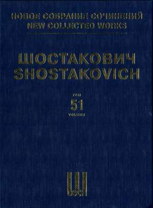 Shostakovich: The Nose op. 15 (Piano Score)