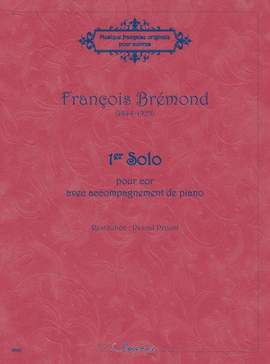 François Brémond: 1er solo