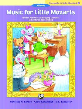 Music for Little Mozarts: Notespeller & Sight-Play Book 4