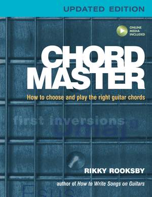 Rooksby Rikky Chord Master Updated Edition Guitar Book & Online Audio