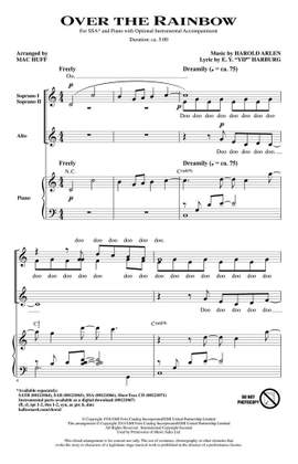 Harold Arlen: Over the Rainbow