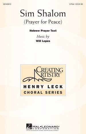 Will Lopes: Sim Shalom (Prayer for Peace)