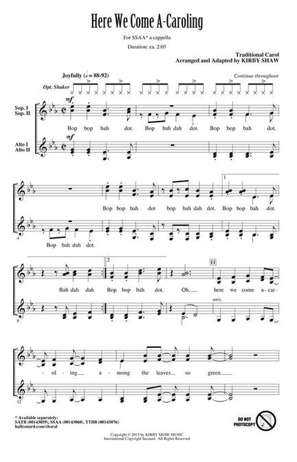 Here We Come A-Caroling