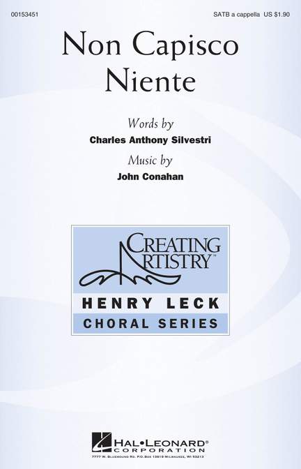 John Conahan: Non Capisco Niente