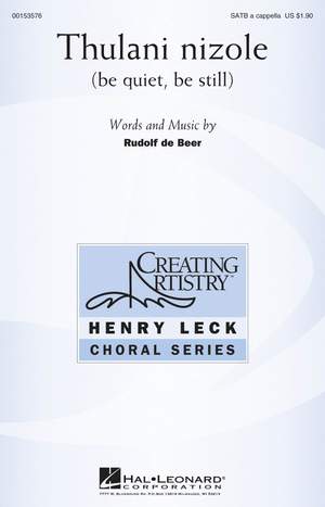 Rudolf de Beer: Thulani nizole