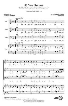 Giovanni Croce: O Vos Omnes