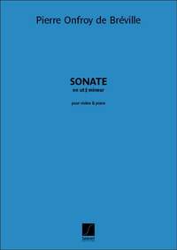 Pierre-Onfroy de Bréville: Sonate en ut dièse mineur