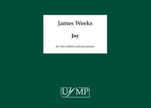 James Weeks: Joy - Study Score