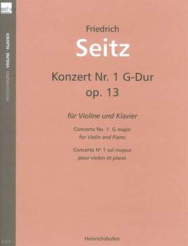 Seitz, F: Schülerkonzert Nr. 1 G-Dur G major op. 13