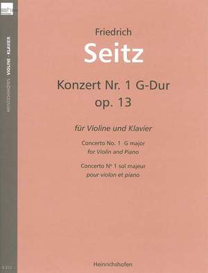 Seitz, F: Schülerkonzert Nr. 1 G-Dur op. 13