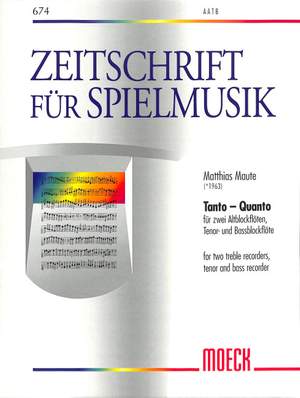 Matthias Maute: Tanto - Quanto