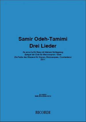 Samir Odeh-Tamimi: Drei Lieder