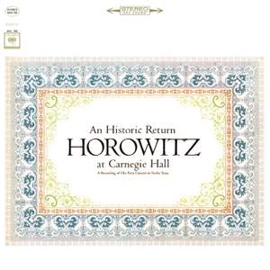 Vladimir Horowitz at Carnegie Hall, New York City, May 9, 1965