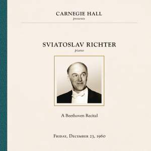 Sviatoslav Richter at Carnegie Hall, New York City