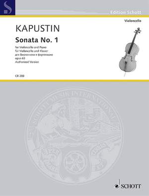 Kapustin, N: Sonata No. 1 op. 63