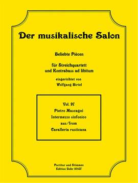 Mascagni, P: Intermezzo sinfonico Vol.97