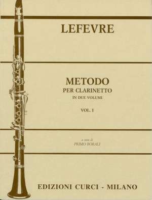 Primo Borali: Metodo per clarinetto volume 1