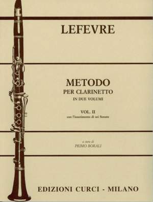 Primo Borali: Metodo per clarinetto volume 2
