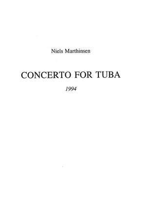Niels Marthinsen: Concerto For Tuba and Orchestra