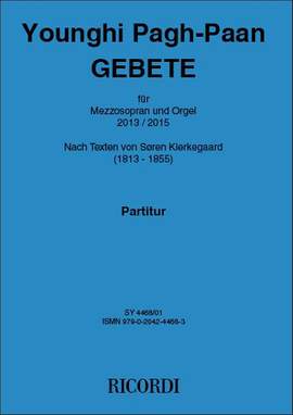 Younghi Pagh-Paan: Gebete