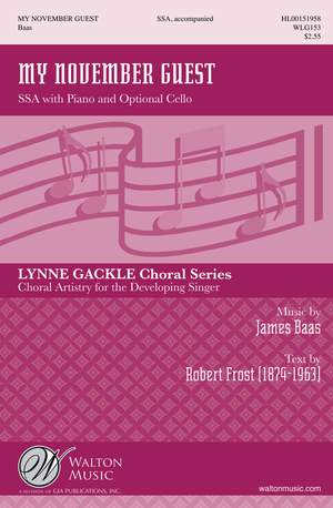 James Baas: My November Guest