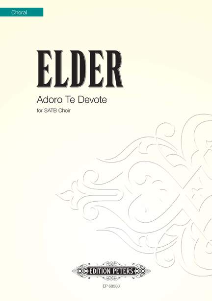 Elder, Daniel: Adoro Te Devote (SATB)