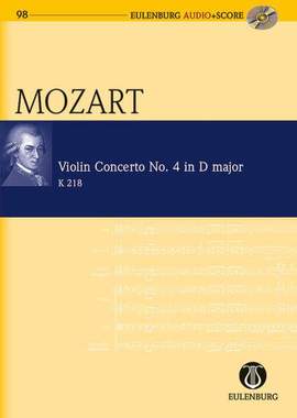 Mozart, W A: Konzert Nr. 4 D-Dur D major KV 218