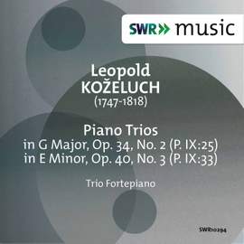 Koželuch: Keyboard Trios, P. IX:25 & 33