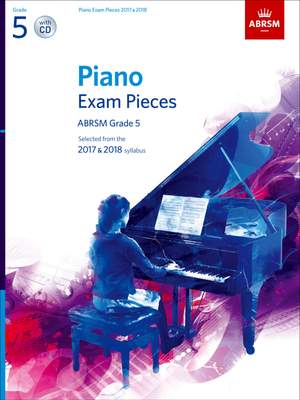 ABRSM Piano Exam Pieces 2017 & 2018 Grade 5 with CD