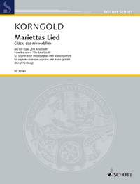 Korngold, E W: Mariettas Lied op. 12