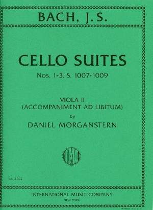 Bach, J S: Cello Suites Nos. 1-3 BWV 1007-1009