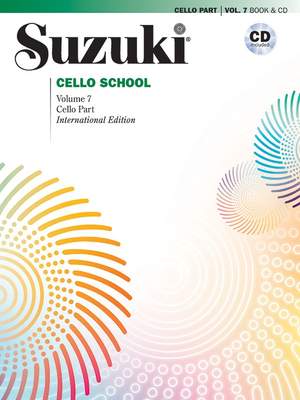 Suzuki Cello School Cello Part & CD, Volume 7 (Revised)