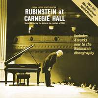 New Highlights from 'Rubinstein at Carnegie Hall'