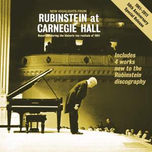 New Highlights from 'Rubinstein at Carnegie Hall' - RCA