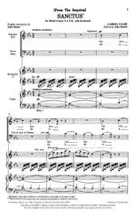 Faure, Gabriel: Sanctus Product Image