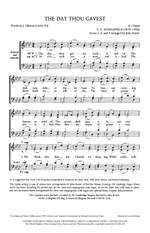 Rutter, John: The day thou gavest Product Image