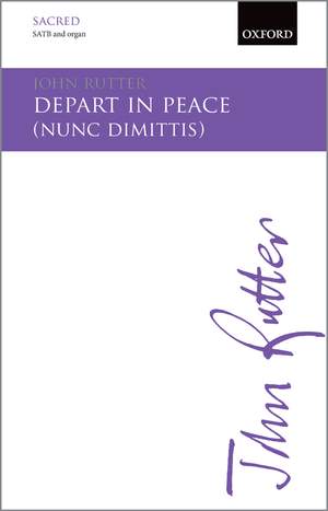 Rutter, John: Depart in Peace