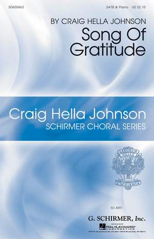 Craig Hella Johnson: Song of Gratitude