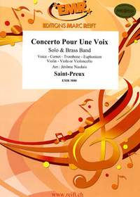 Saint-Preux: Concerto Pour Une Voix