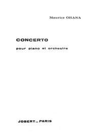 Maurice Ohana: Concerto pour piano et orchestre