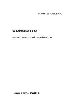 Maurice Ohana: Concerto pour piano et orchestre