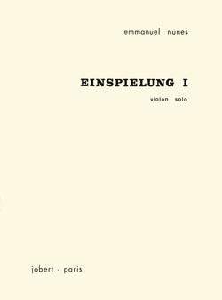 Emmanuel Nunes: Einspielung I