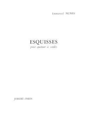Emmanuel Nunes: Esquisses