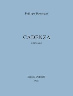 Philippe Boesmans: Cadenza