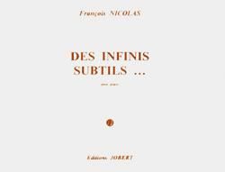 François Nicolas: Des infinis subtils