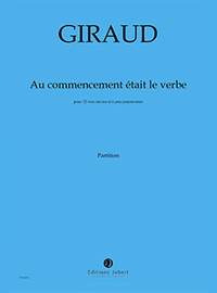 Suzanne Giraud: Au commencement était le verbe